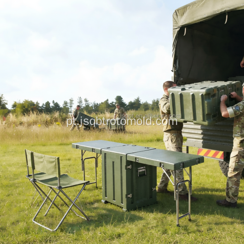 Estação de trabalho de comando tático de rotomoldagem